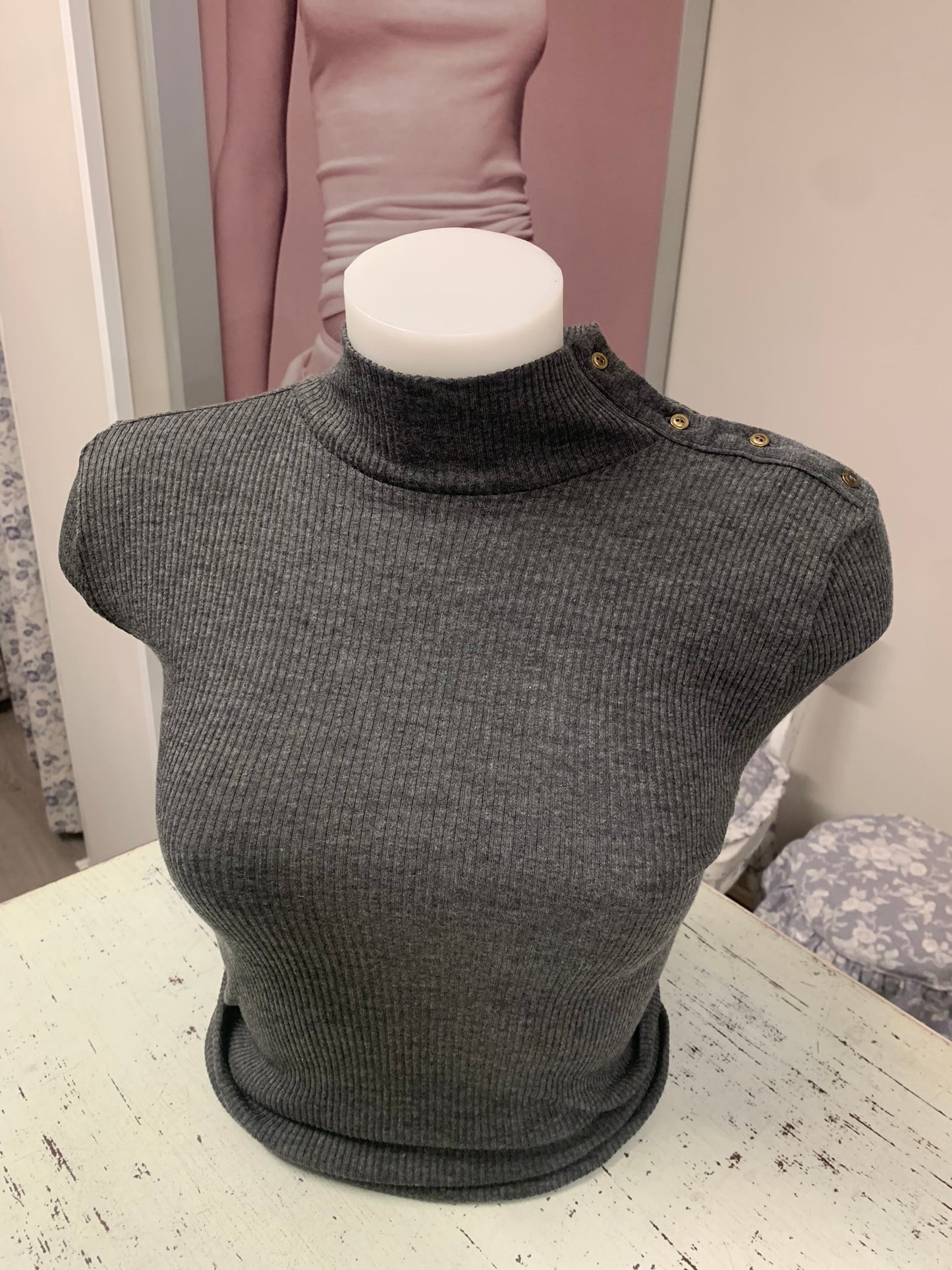 Lisanza manica lunga costina viscosa cachemire (Art. 45059304)