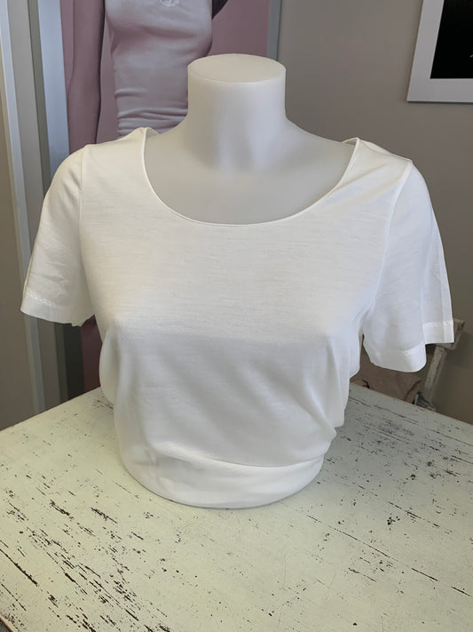 Maglietta leggera mezza manica Lisanza in microtencel art 4600M9401