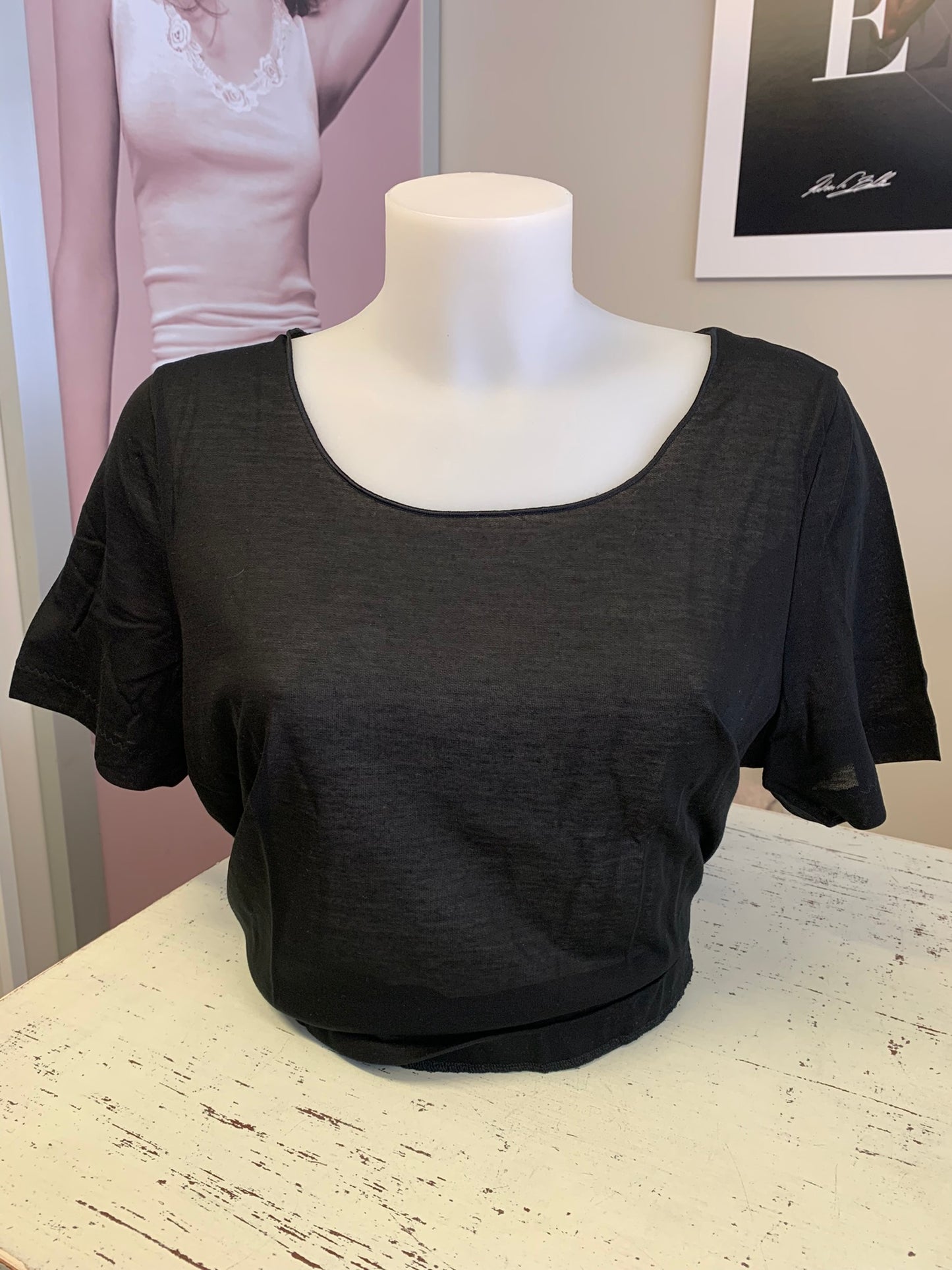 Maglietta leggera mezza manica Lisanza in microtencel art 4600M9401