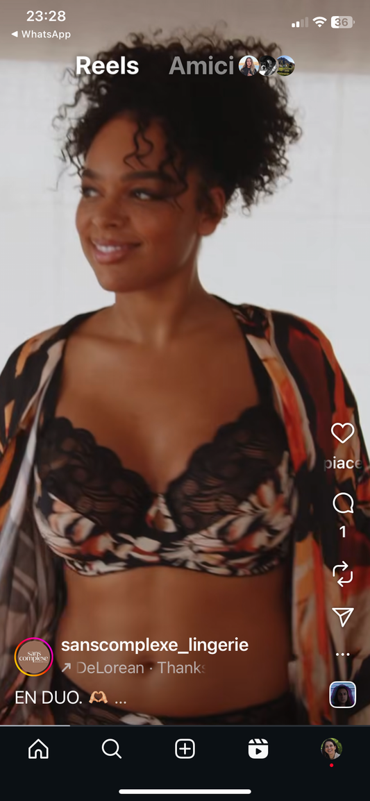 Sans Complexe Reggiseno Ferretto Fantasia Art 70AAF30