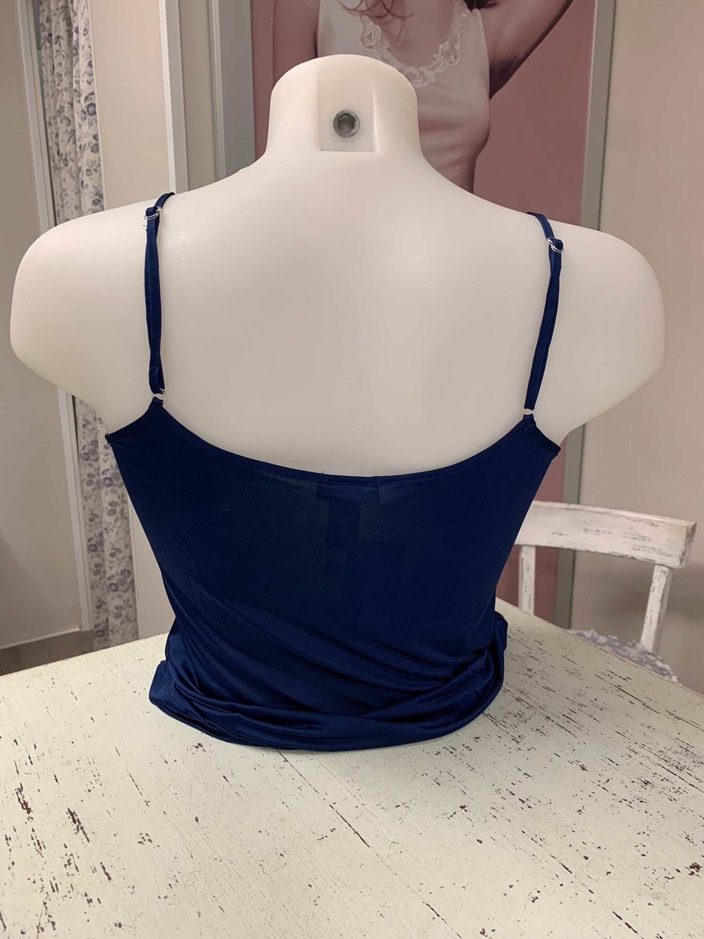 Fraly canotta spallina viscosa 93% elastame 7% art DF1448