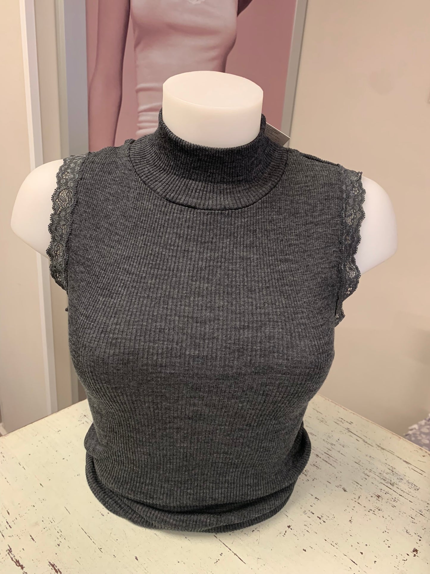 Fraly sotto giacca lupetto lanaseta costina artDF6904