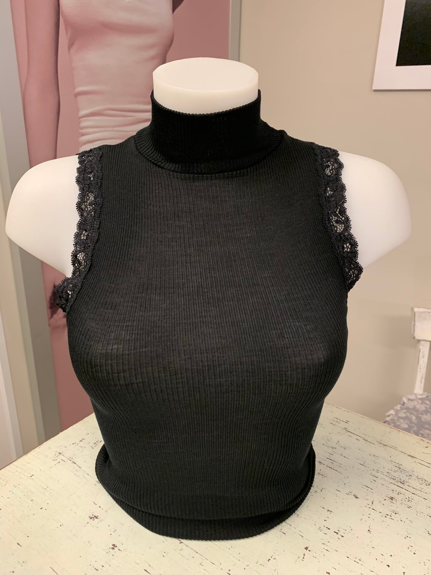 Fraly sotto giacca lupetto lanaseta costina artDF6904