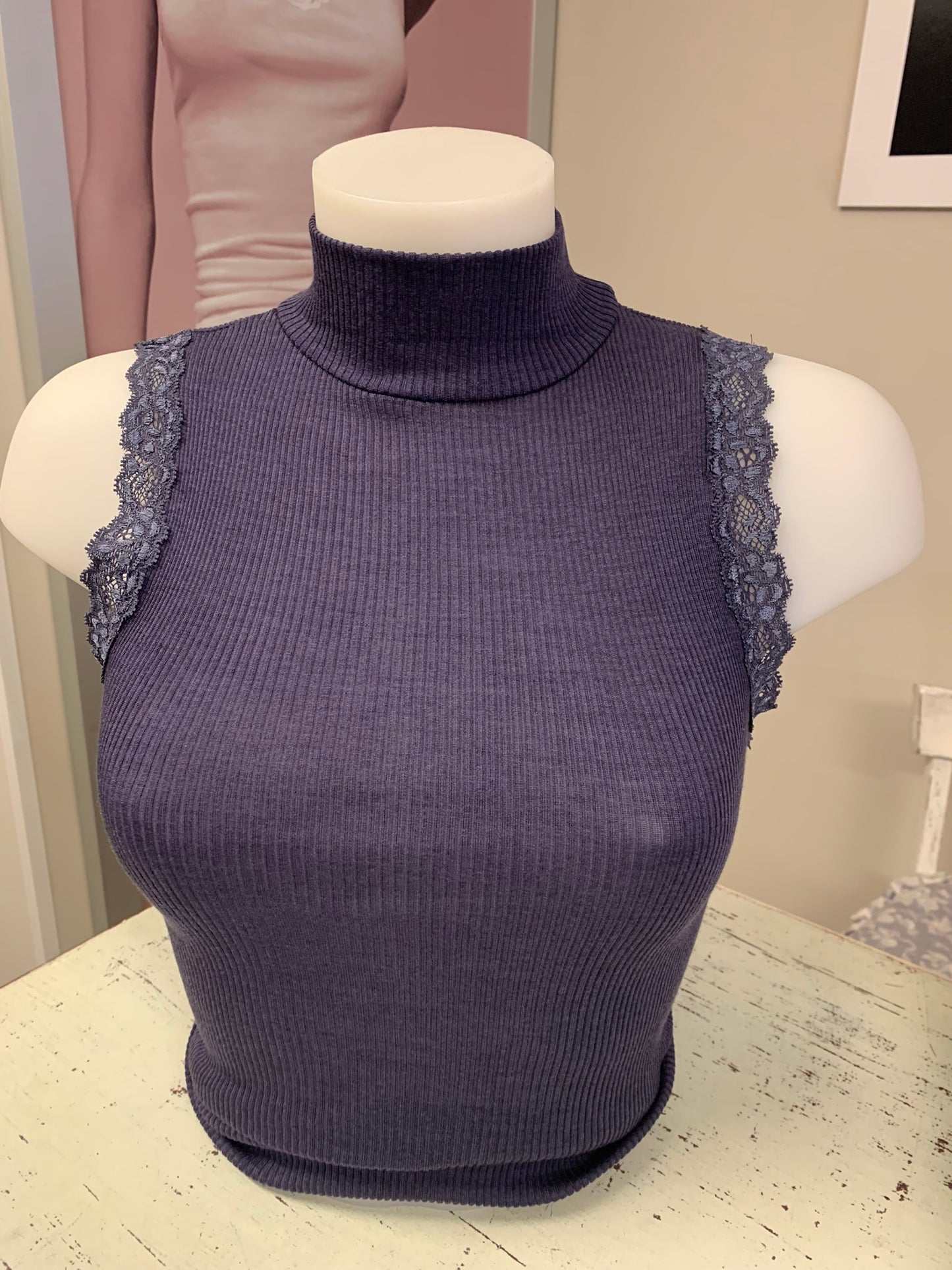 Fraly sotto giacca lupetto lanaseta costina artDF6904